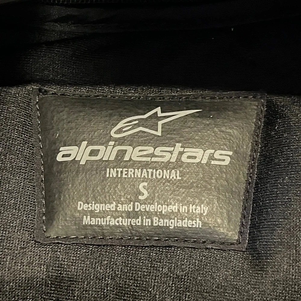 Alpinestars Isla Water Repellant Black Motorcycle Riding Jacket - Picture 13 of 16